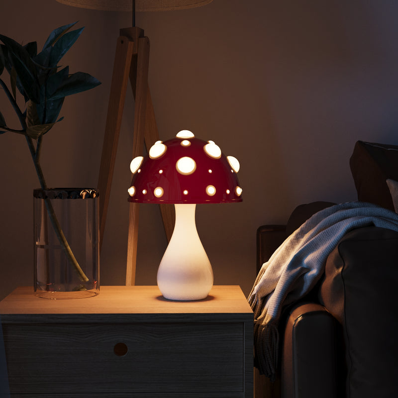 Vibrant LED Table Lamp - Compact Rechargeable Nightlight