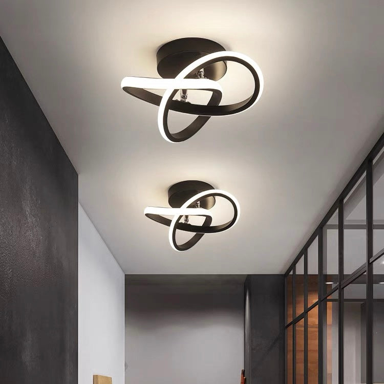 Modern LED Black Ceiling Lamp - Luxicro