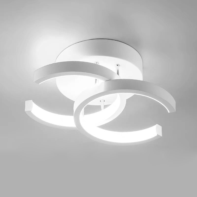 Modern LED Black Ceiling Lamp