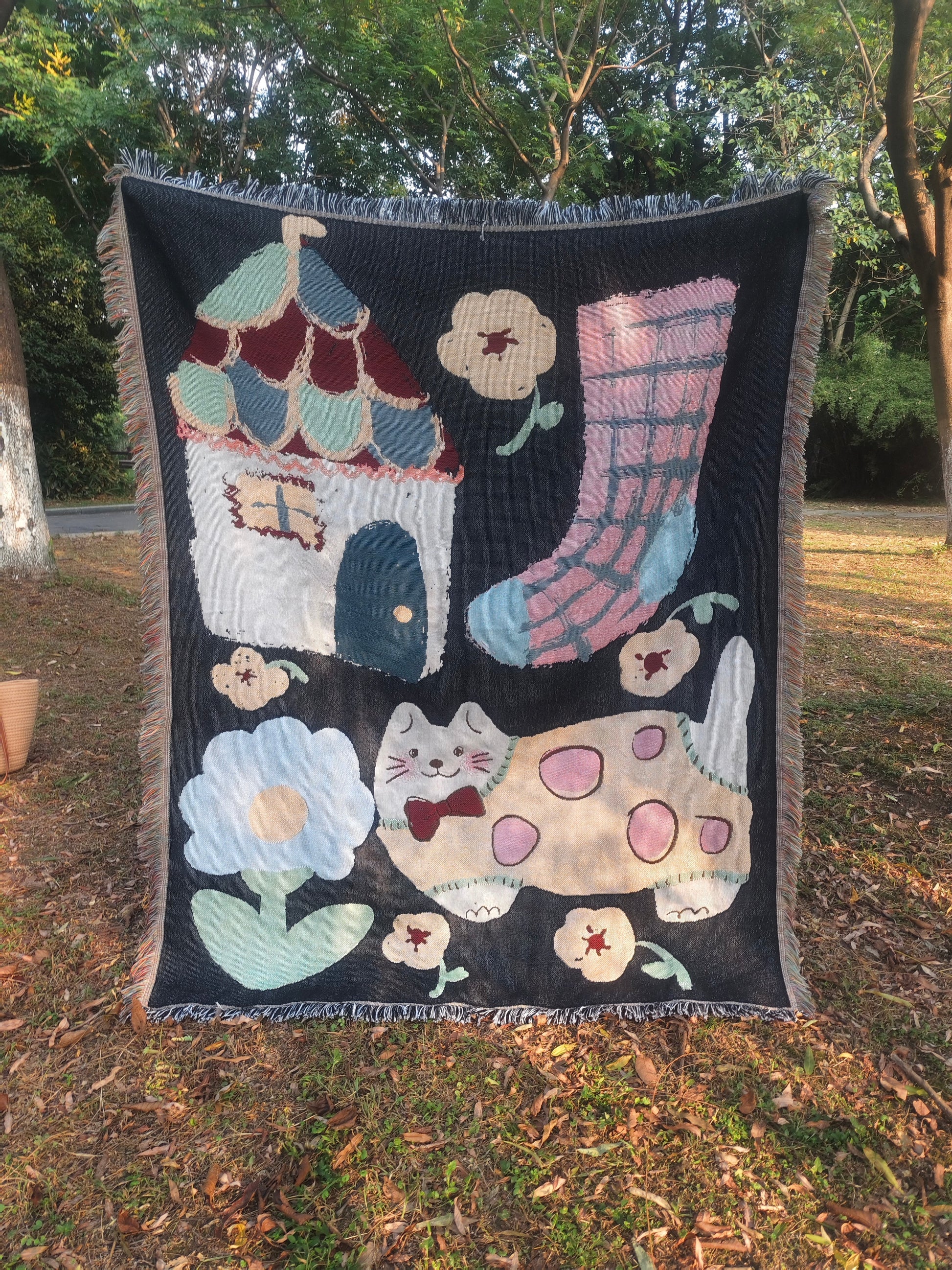 Cozy Christmas Tree Soft Throw Blanket - Luxicro