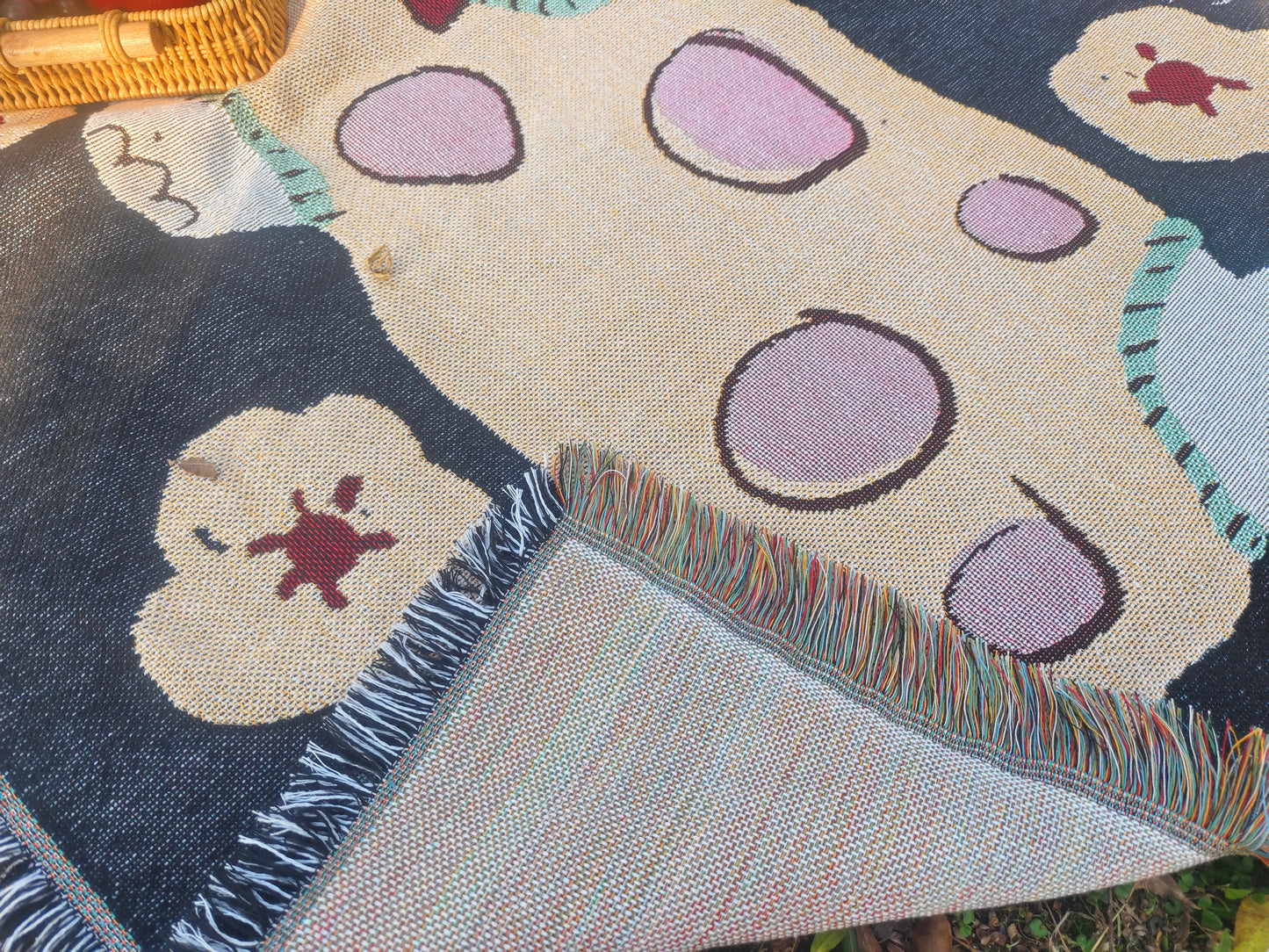Cozy Holiday Tree Blanket Throw