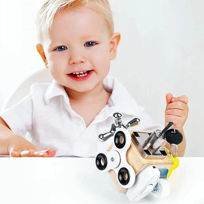 Educational Wooden Toy Cube - Luxicro