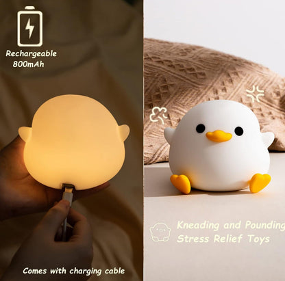 Adorable Duck Shaped Night Table Lamp