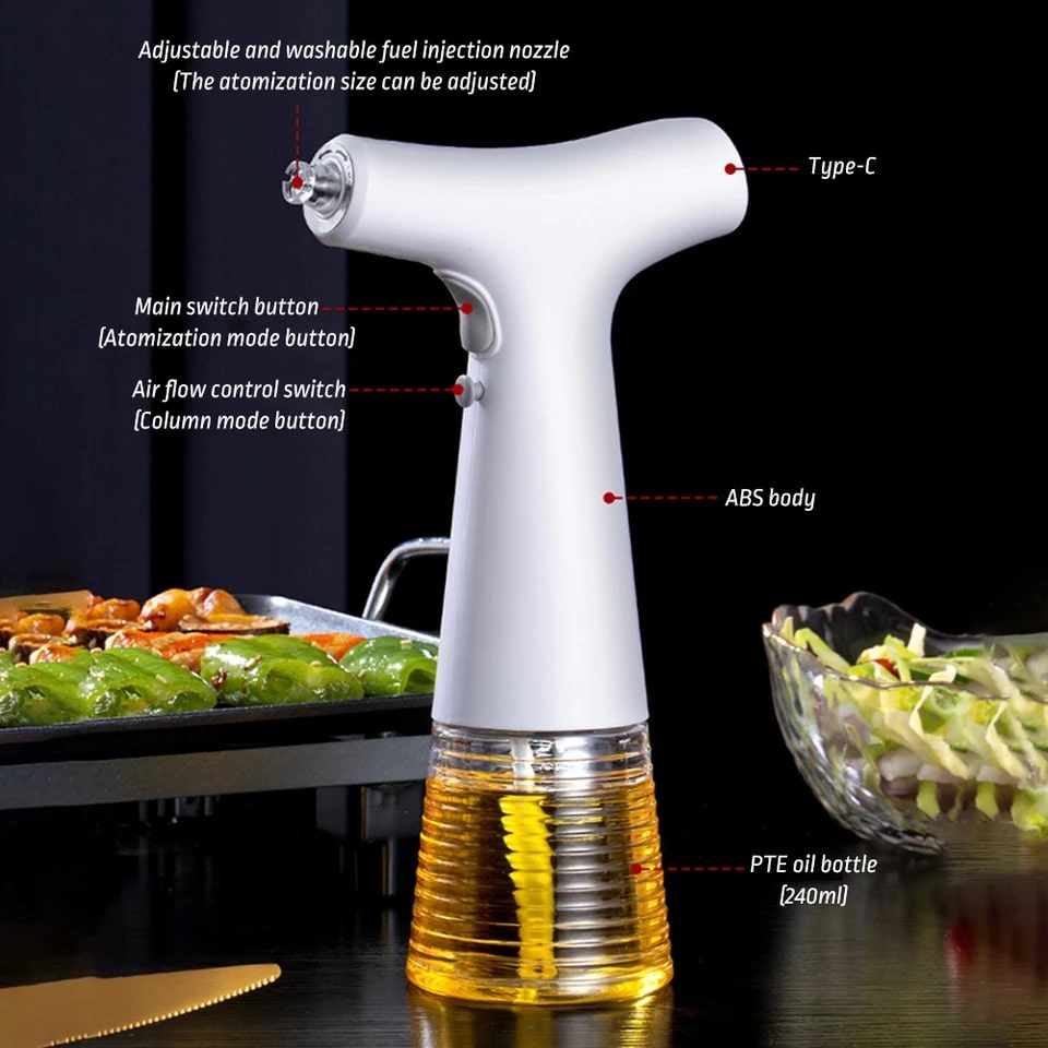 Versatile Dual Kitchen Oil Mister
