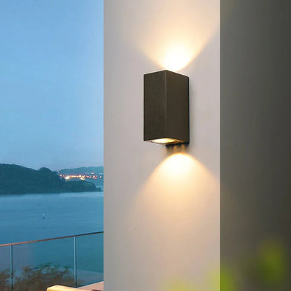 Waterproof LED Outdoor Wall Lamp - Strong Metal Exterior Light - Luxicro