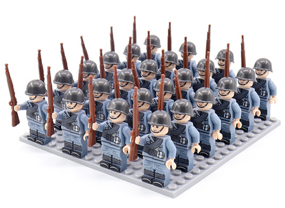 Historic WWII Building Brick Set