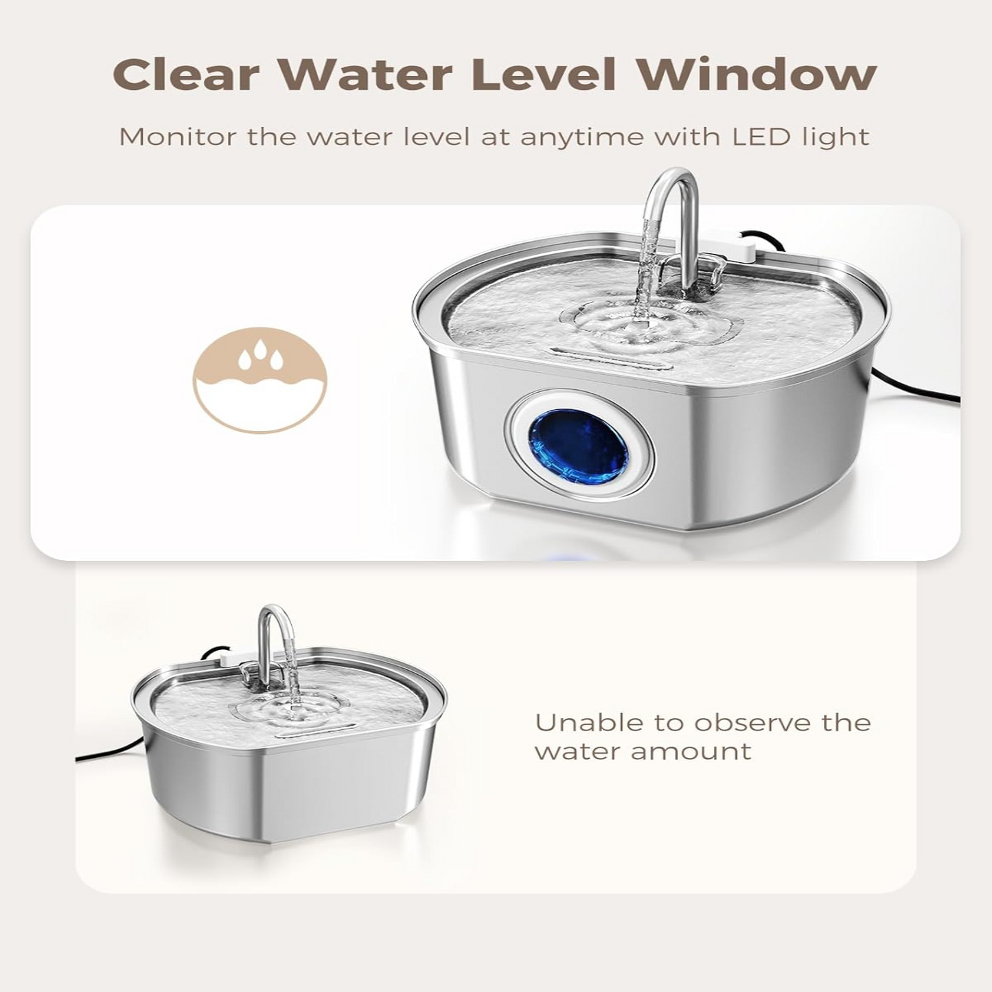 Easy Clean Pet Water Dispenser Fountain