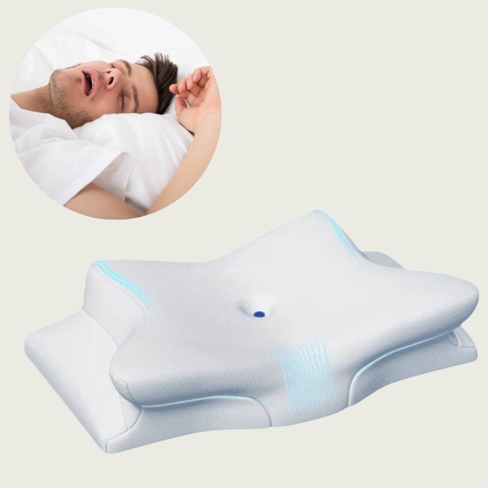 Contour Memory Foam Pillow for Better Sleep Support - Luxicro