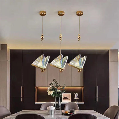 Decorative LED Hanging Light with Floral Design