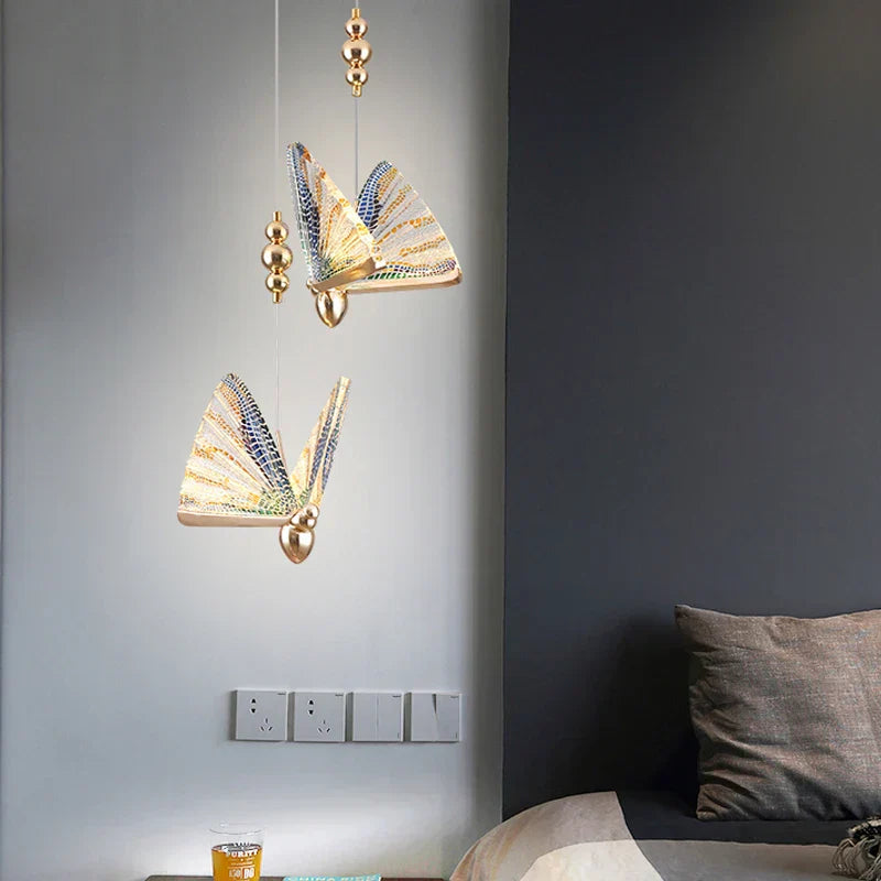 Decorative LED Hanging Light with Floral Design