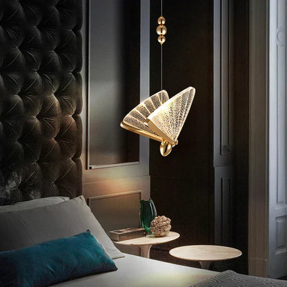 Decorative LED Hanging Light with Floral Design