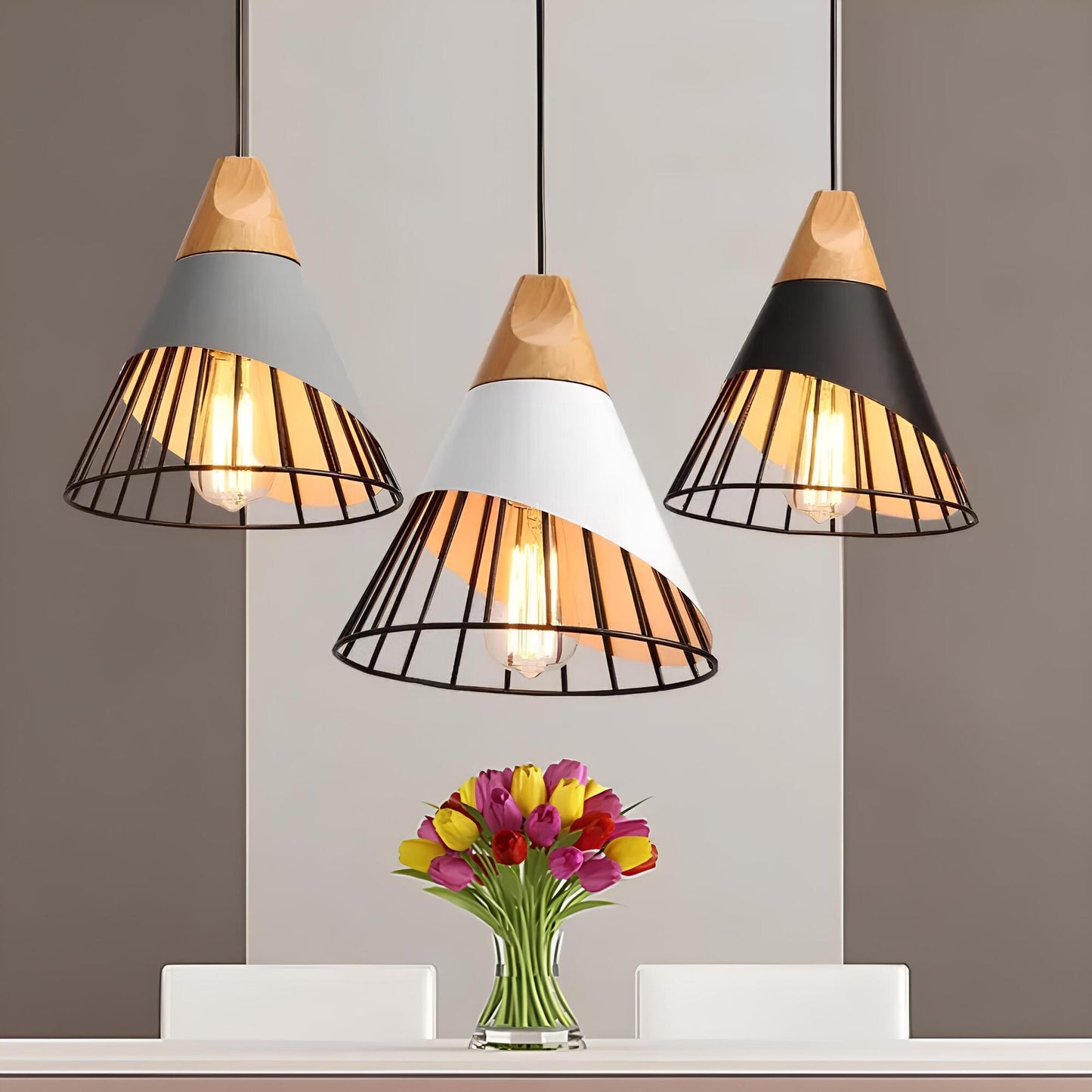 Industrial Style Pendant Ceiling Light