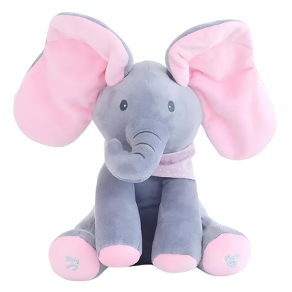 Cuddly Musical Elephant Toy for Kids - Luxicro