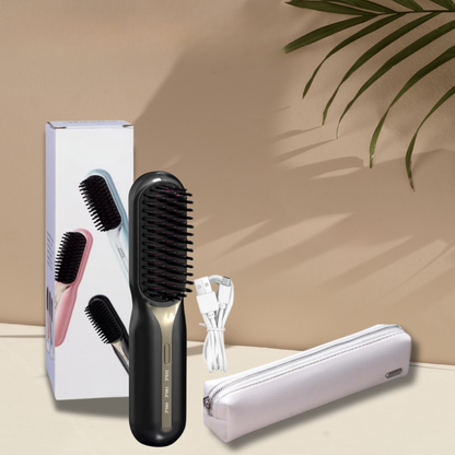 Wireless Hair Straightener Curl Brush