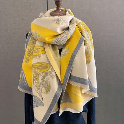 Delicate Flower Lightweight Wrap Scarf