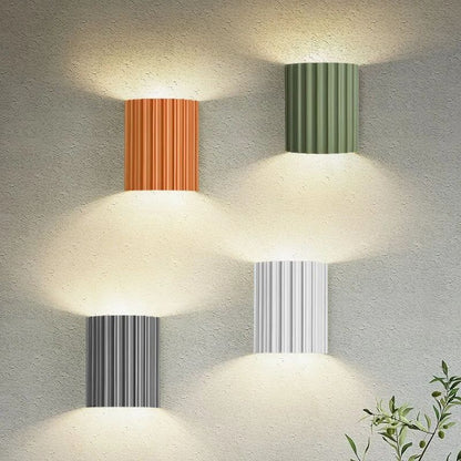 Beautiful Ruffled Glass Wall Lamp - Luxicro