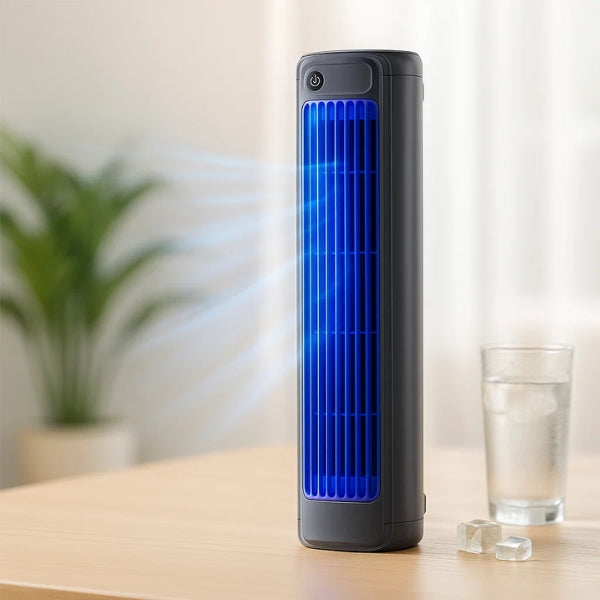 Compact Quiet Personal Fan Cooler - Luxicro