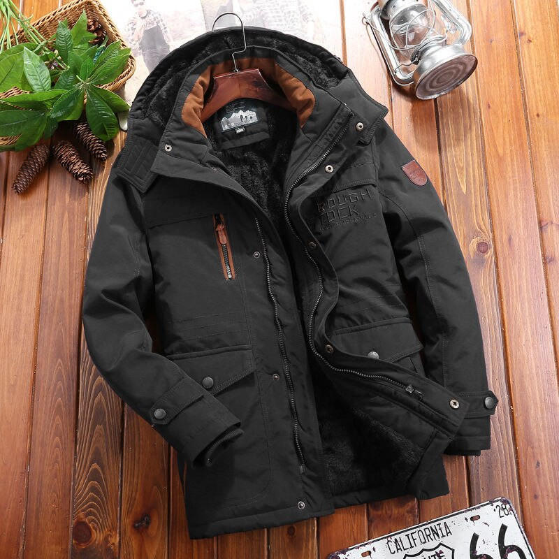 Warm Insulated Fleece Coat - Luxicro