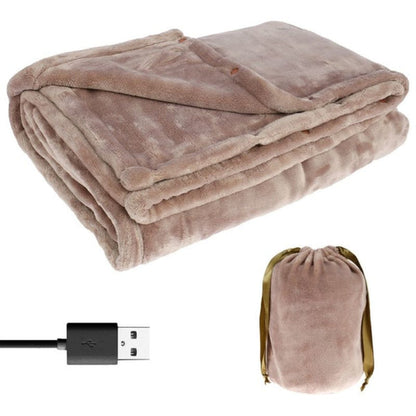 Warm Electric Throw Blanket USB Soft Plush 63x33 Inches