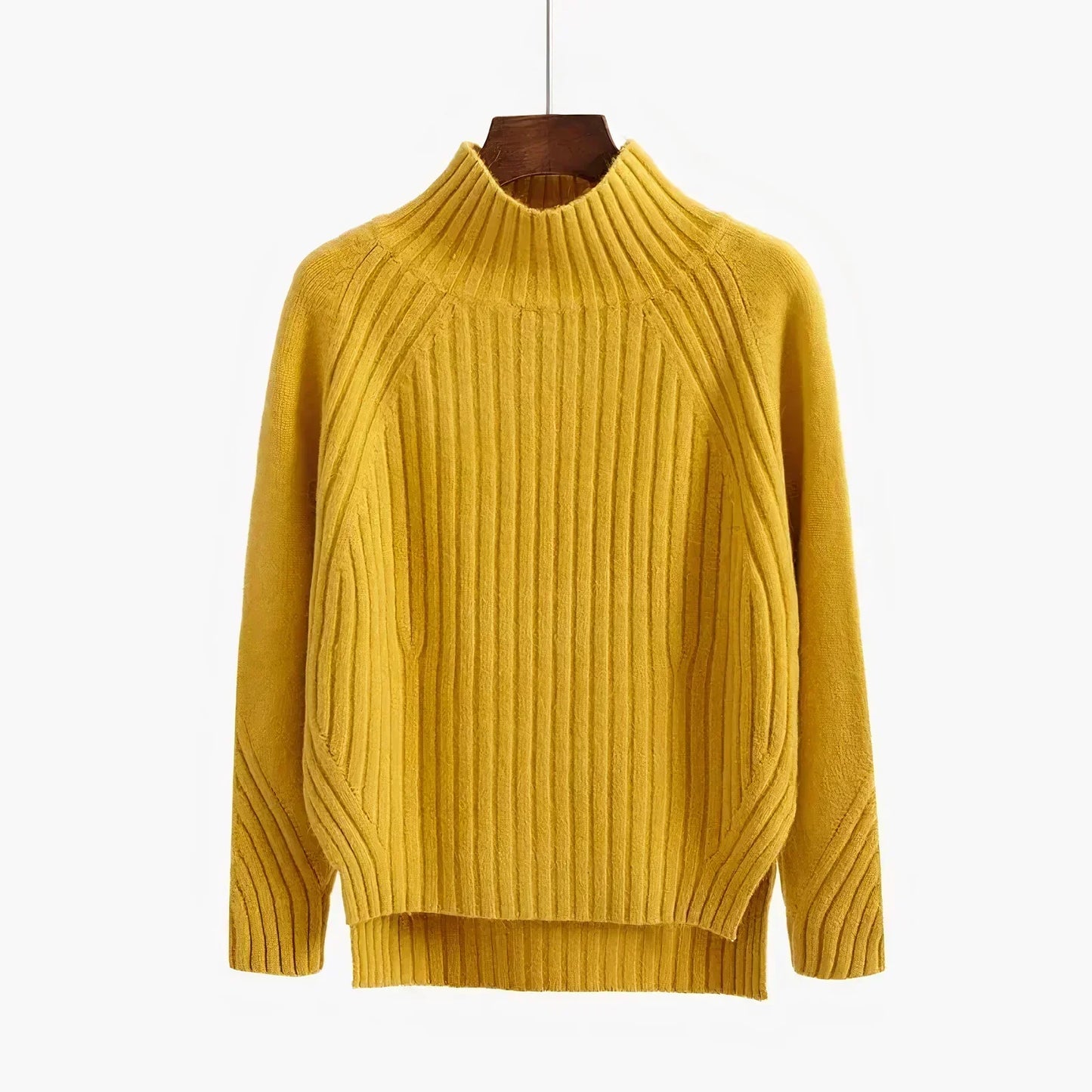 Cozy Women's Oversized Sweater - Soft Ribbed Knit