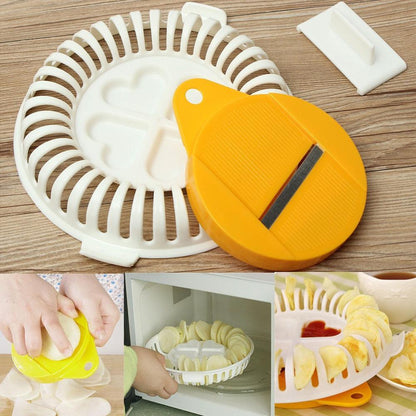 Quick Microwave Potato Chip Cooker - Luxicro