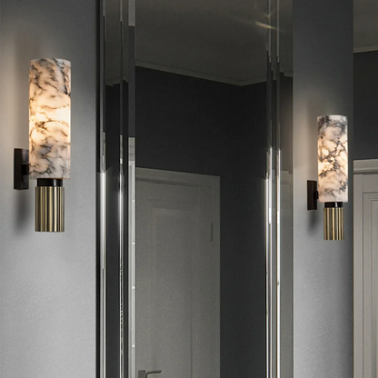 Elegant Stone Wall Light Fixture