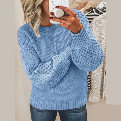 Cozy Women's Crew Neck Oversized Sweater