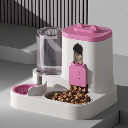 Dual Pet Feeder and Water Bowl Station - Luxicro