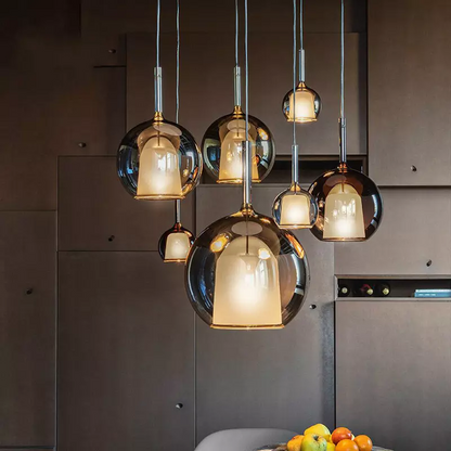 Classic Glass Hanging Light for Dining Room