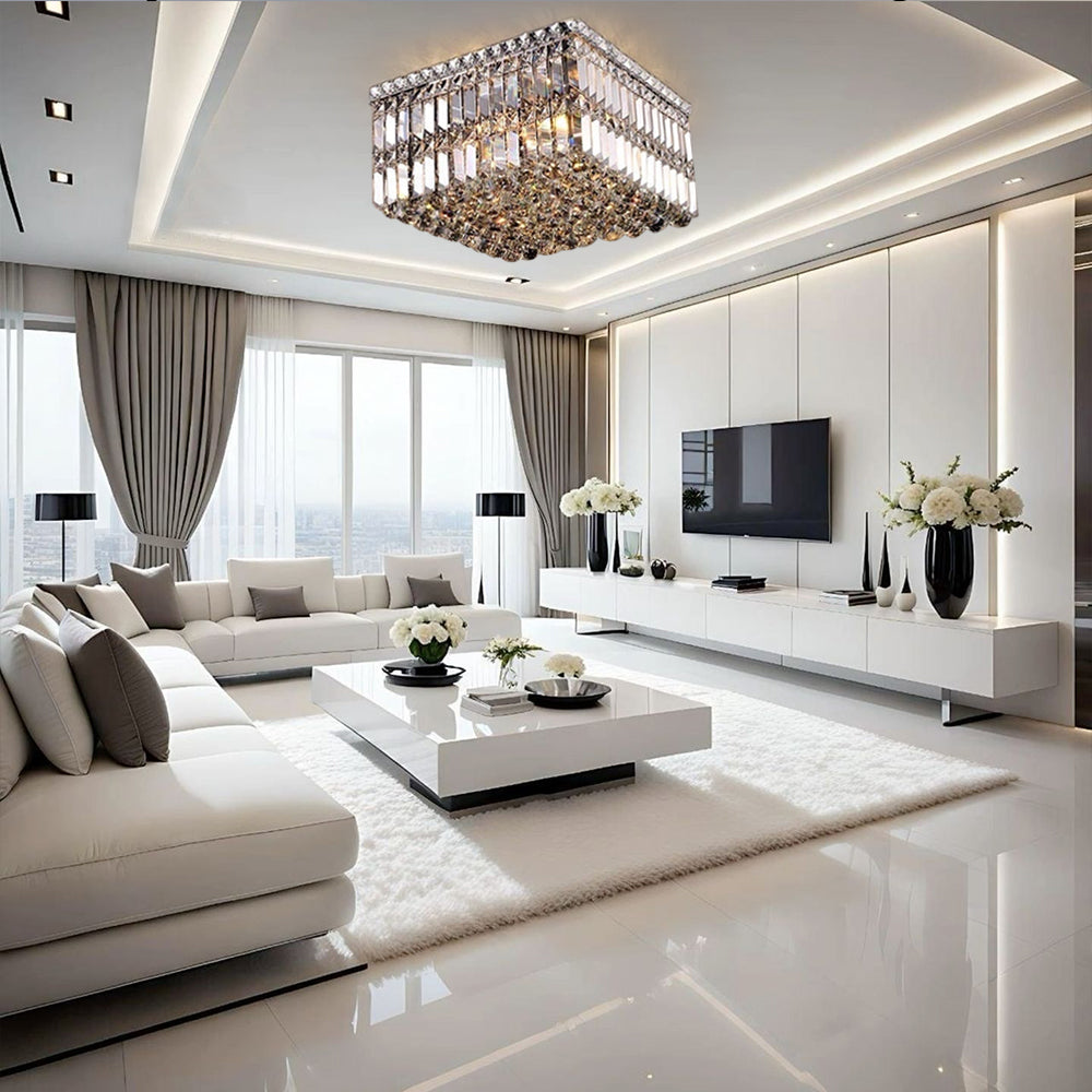 Luxurious Green Crystal Lighting Fixtures