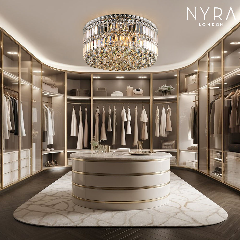 Luxurious Green Crystal Lighting Fixtures