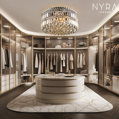 Luxurious Green Crystal Lighting Fixtures