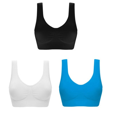 Soft 3 Piece Padded Bralette Set