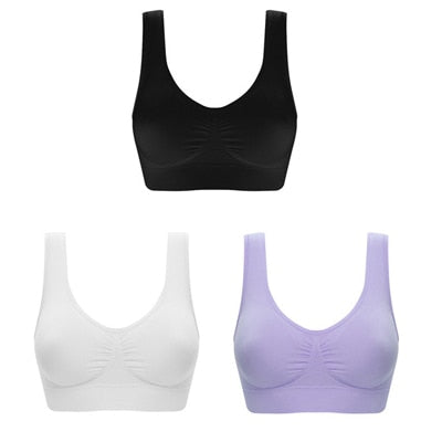 Supportive 3 Pack Wireless Lift Bras