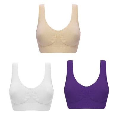 Soft 3 Piece Padded Bralette Set