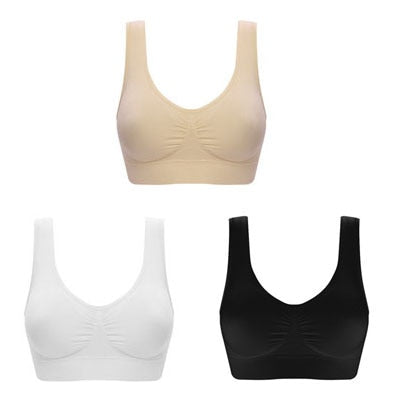 Supportive 3 Pack Wireless Lift Bras