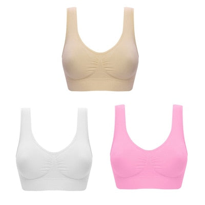 Supportive 3 Pack Wireless Lift Bras