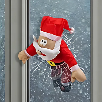 Fun Christmas Window Clings Santa Reindeer Decor