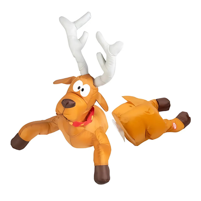 Fun Christmas Window Clings Santa Reindeer Decor