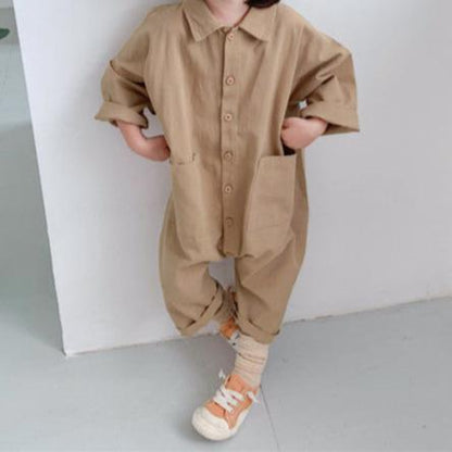 Comfortable Baby Romper Suit Light Blue Beige
