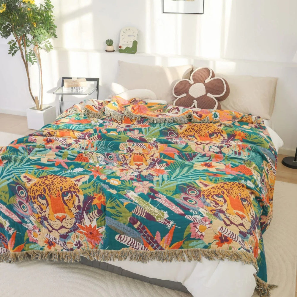 Fun Animal Kids Throw Blanket - Luxicro