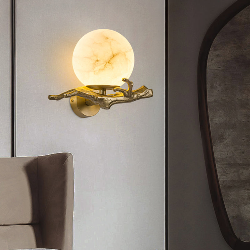 Luxury Marble Effect Wall Light