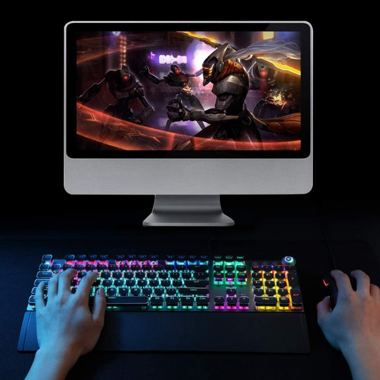 Pro Gaming Keyboard with Durable Metal Keys