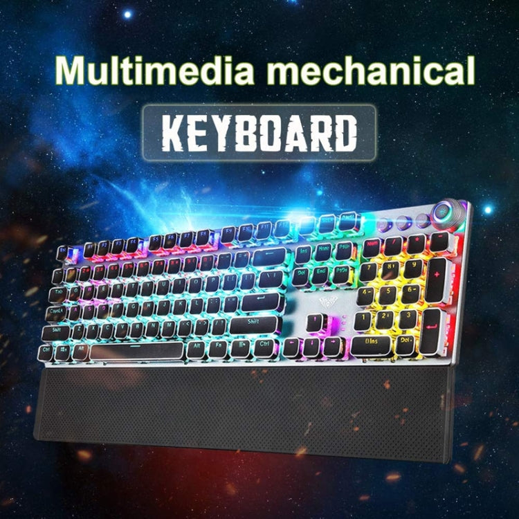 Pro Gaming Keyboard with Durable Metal Keys