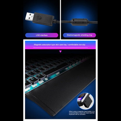 Pro Gaming Keyboard with Durable Metal Keys