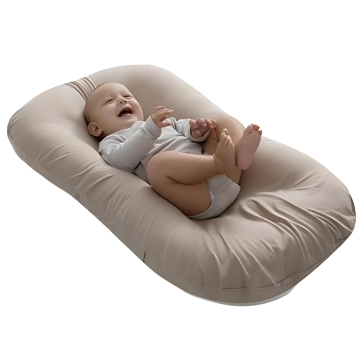 Cozy Baby Lounger - Large Soft Cotton Nest Bed - Luxicro