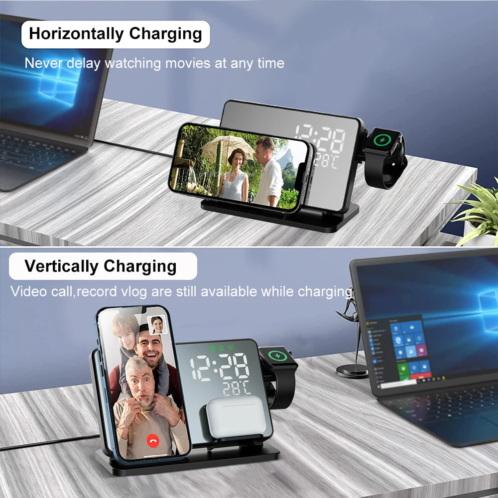 Fast Charging Dock for iPhone, Watch, AirPods