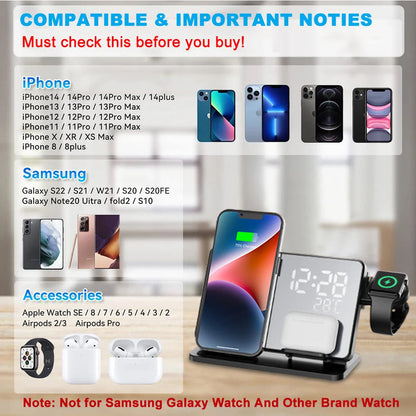 Fast Charging Dock for iPhone, Watch, AirPods