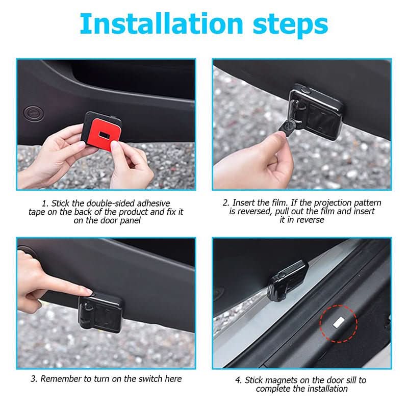 Customizable Wireless Car Door LED Light