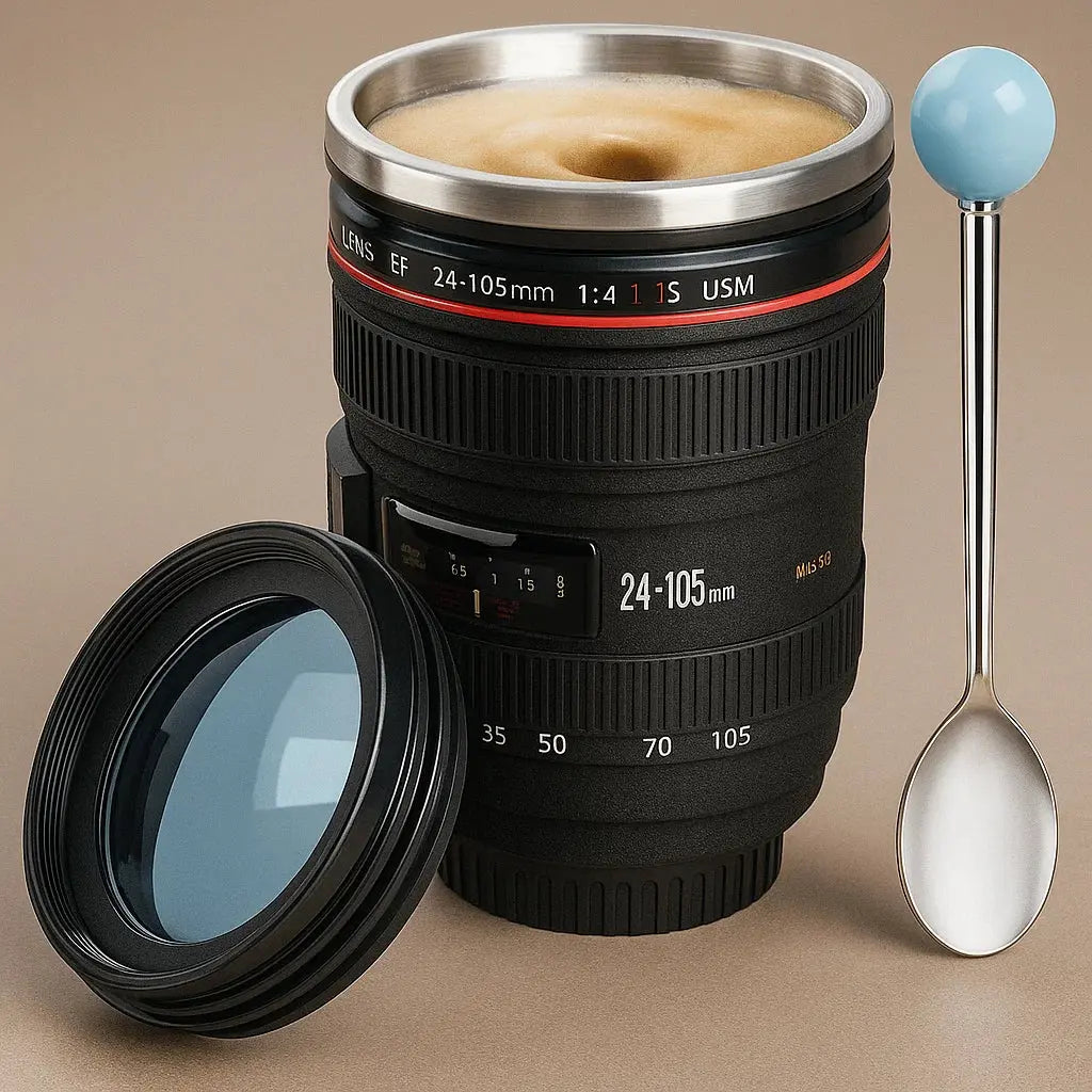 Warm Camera Lens Coffee Mug - Luxicro
